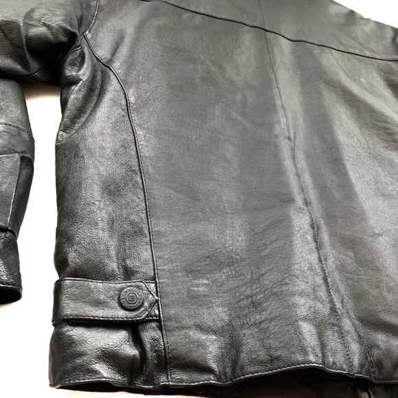 Leather Jacket Basic Equipment Size Small Black - Picture 5 of 8